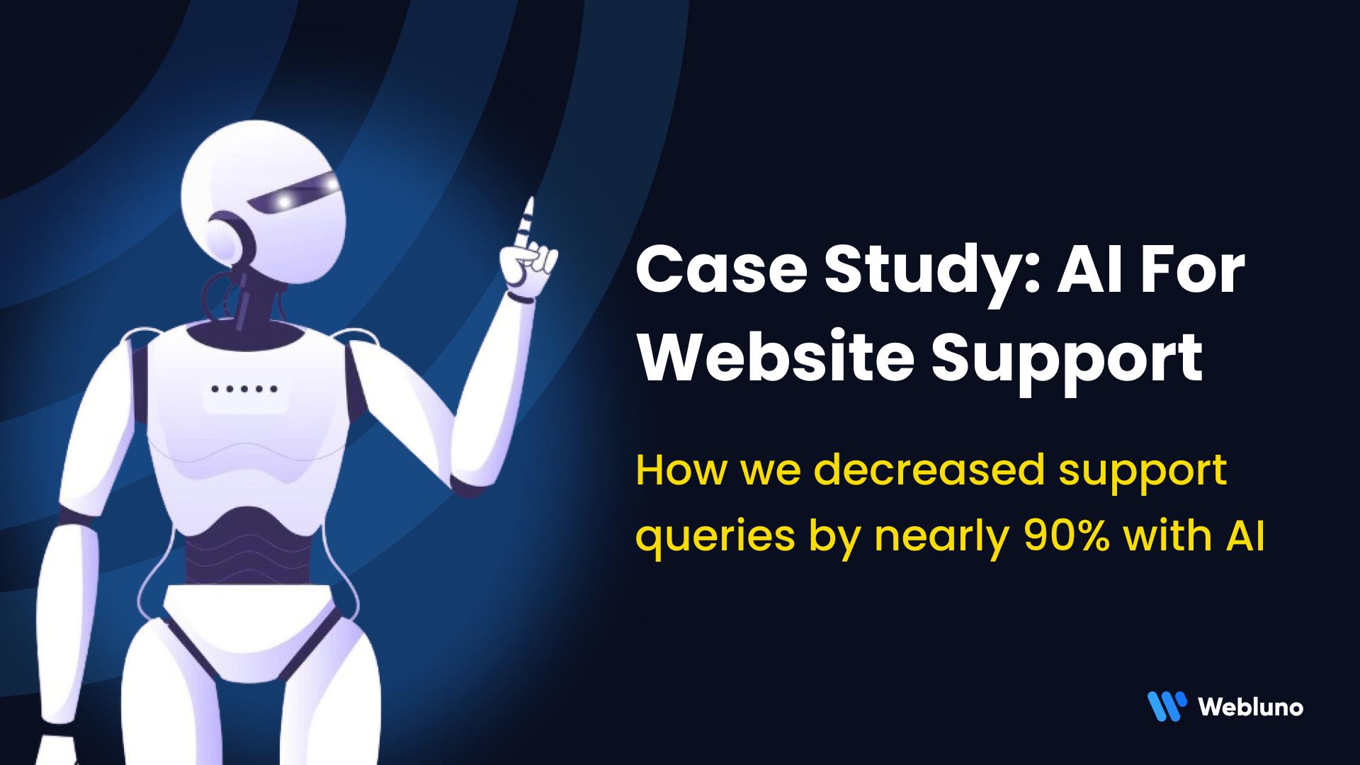 How We Decreased Customer Support Queries by Nearly 90% Using AI