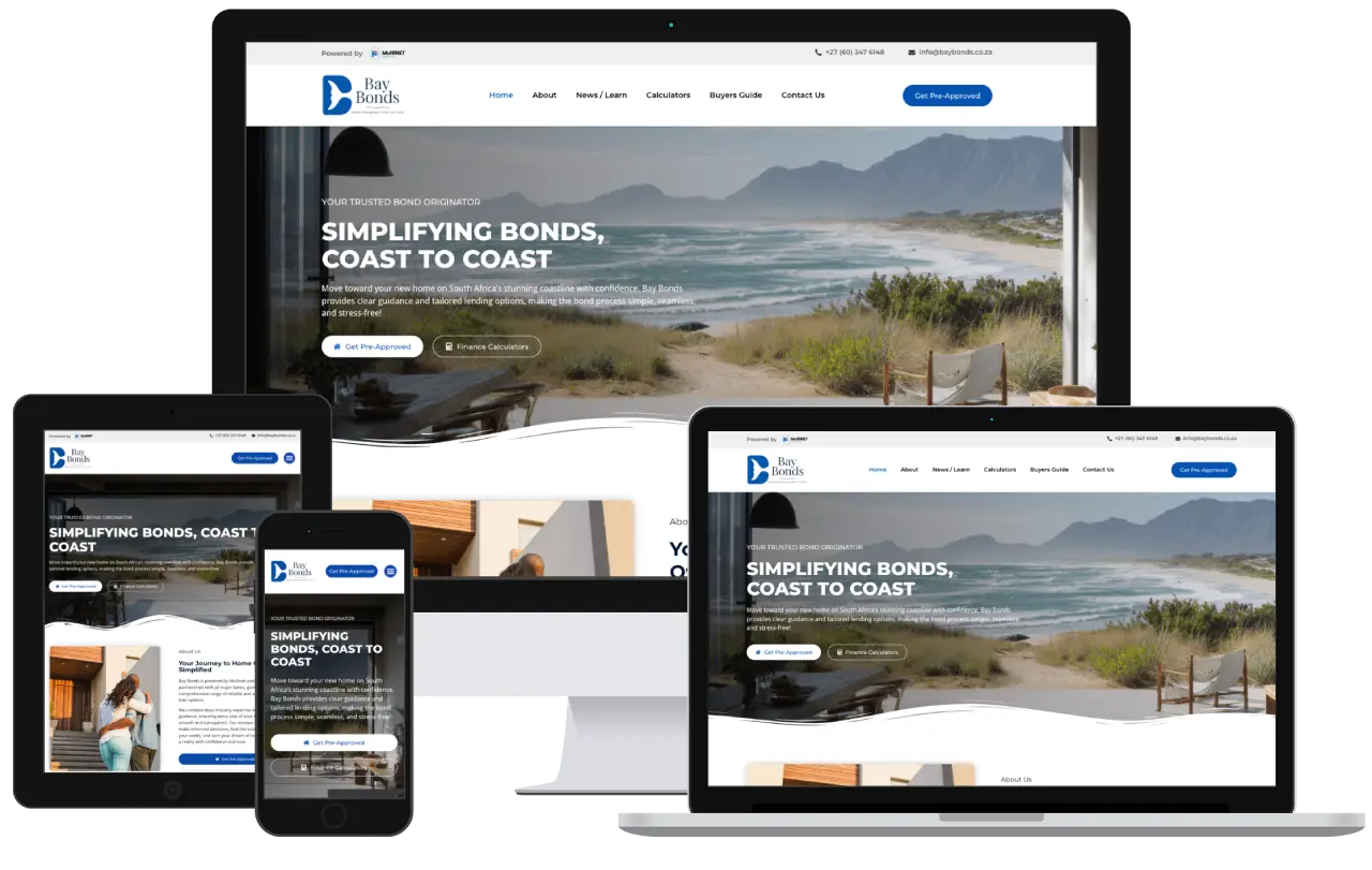 Bay Bonds Website Mockup
